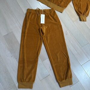 Suzie Kondi buckthorn velour slim track pants